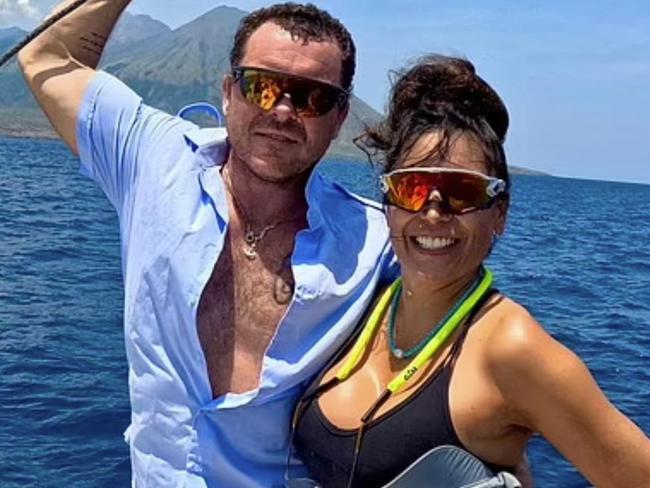 Analisa Corr with partner James Corr. Picture: Youtube