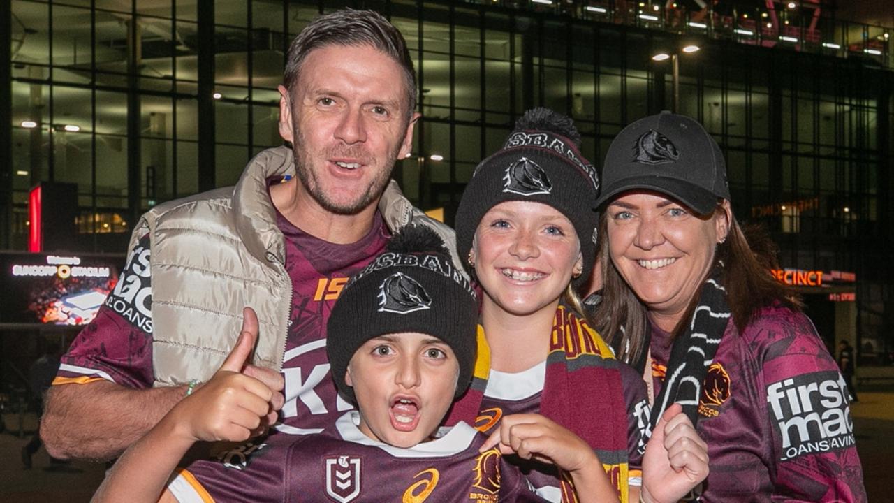 Socials at Brisbane Broncos vs Sydney Roosters at Suncorp Stadium, 3 May 2024. Photo: Stephen Archer.