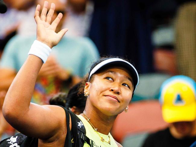 Osaka’s eyes now turn to the Australian Open. (Photo by Patrick HAMILTON / AFP)