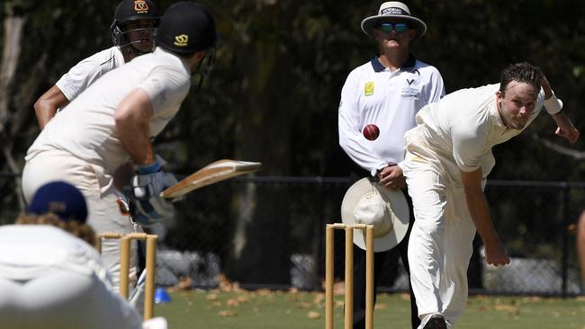 Michael Topp took more than 200 First XI wickets for Ringwood. Picture: Andy Brownbill