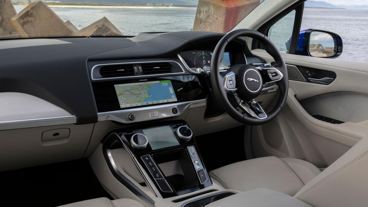 The I-Pace has a spacious cabin.