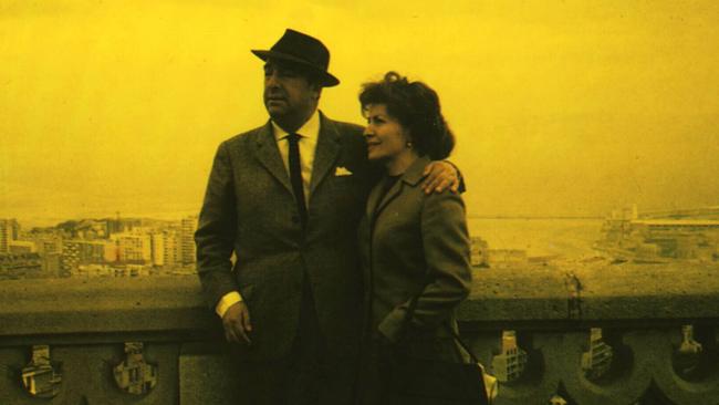 Poet Pablo Neruda and his wife Matilde Urrutia.