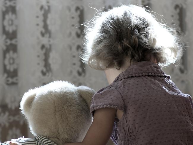 Sad child, domestic violence, sex abuse concept. Generic picture from istock. No identification.