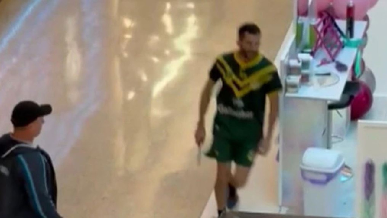 Joel Cauchi went on a violent rampage through the shopping centre. Picture: 9 News