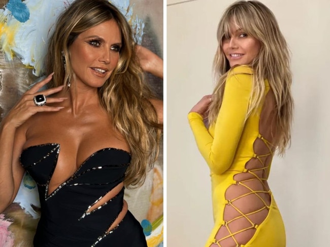 ‘I’m not shy’: Heidi Klum defends her skin-baring outfits. Picture: Instagram/HeidiKlum