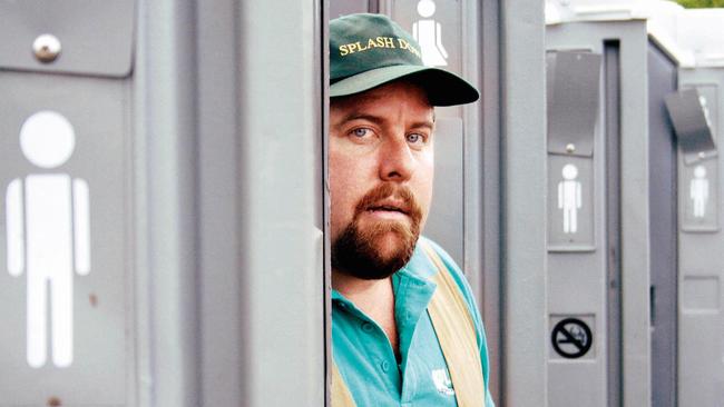 Actor Shane Jacobson in scene from film "Kenny".