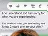 Boss’ shock text to worker over dying sister