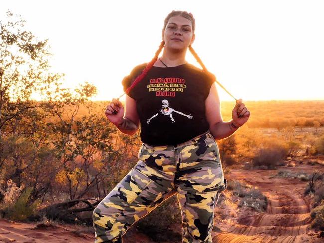 Kirra Voller, 26, has pleaded guilty to damaging property and driving while disqualified in Alice Springs Local Court today. Picture: Facebook