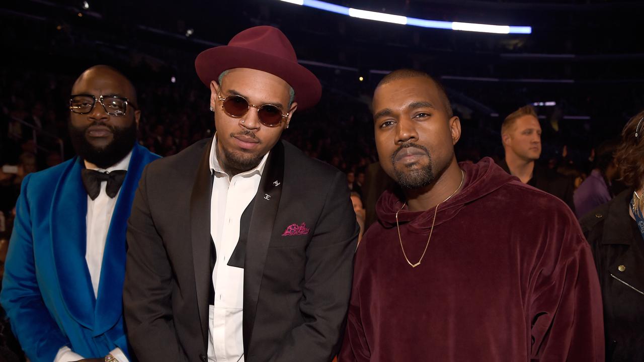 Chris Brown is reportedly feeling 'heated' towards Kanye West. Picture: Getty Images