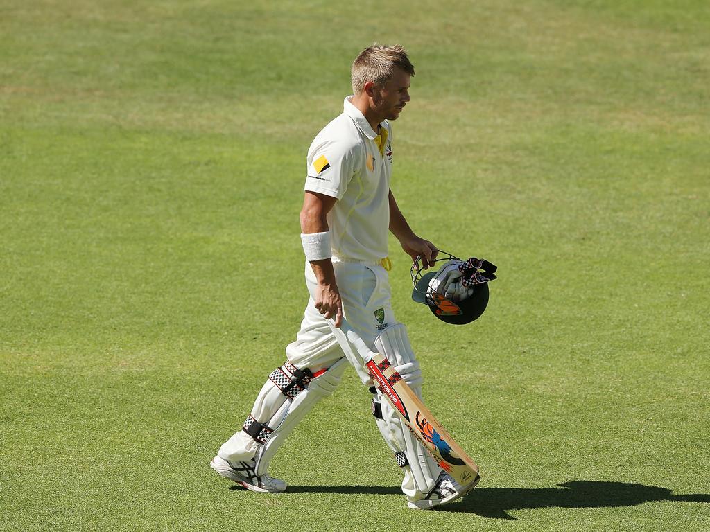 David Warner was fined $3000 after comments made about South Africa after a 2014 Test in Port Elizabeth. Picture: Morne de Klerk/Getty Images)