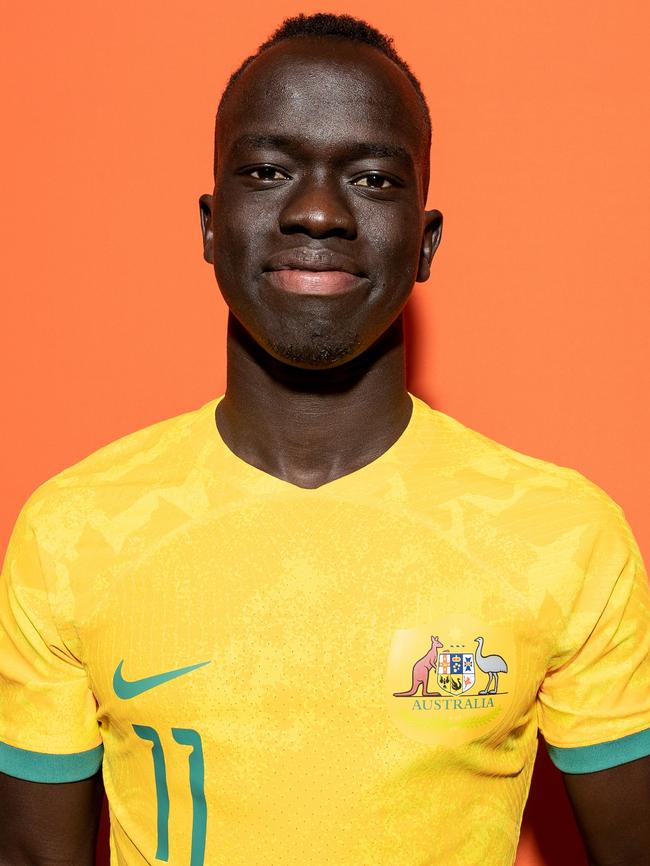 Awer Mabil is the Young Australian of the Year. Picture: FIFA/FIFA via Getty Images