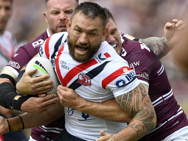 Waerea-Hargreaves returned to first grade in round two against his former team Manly. Photo: NRL Photos