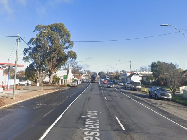 Neill St in Beaufort outside the Cyril Callister Museum, where the dog was found. Picture: Google Maps