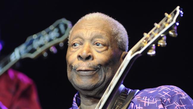 American blues legend BB King at the 2011 Bluesfest in Byron Bay. Picture: Marc Stapelberg / The Northern Star