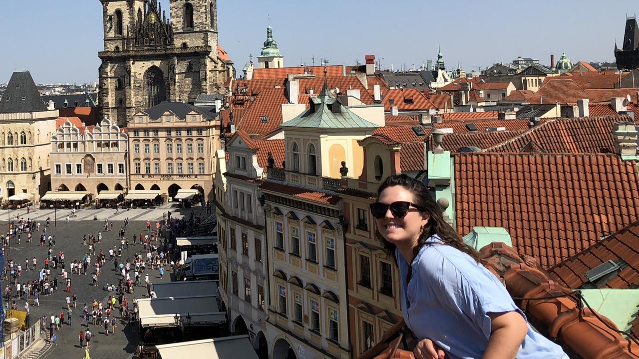 Elena Stavrou visited Prague on her European holiday.