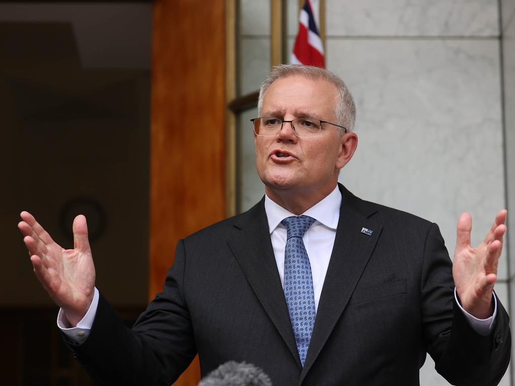 Despite many hits to his popularity, Scott Morrison’s handling of the pandemic was largely seen as an example of strong leadership. Picture: NCA/Gary Ramage