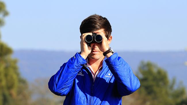 James Cummings has his eyes on an important prize on Saturday. Picture: Getty Images