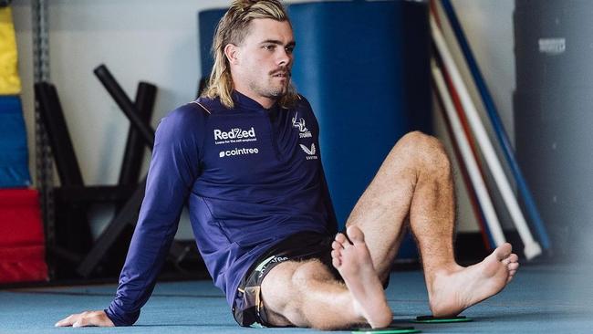 Ryan Papenhuyzen will return to full-time training in two weeks. Picture: Instagram