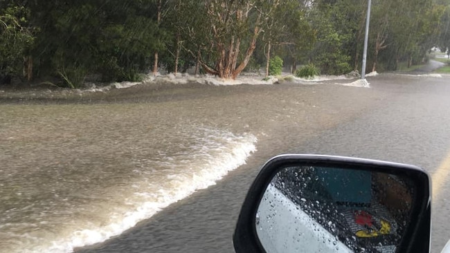 Parts of Cooloola have received significant rainfall since 9am. Picture: Kerry Weatherby