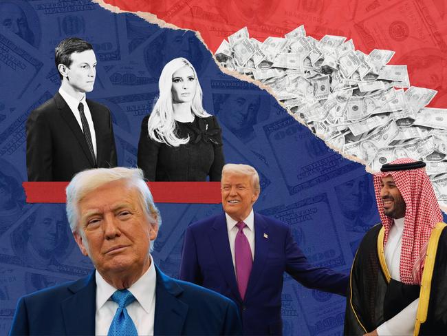 Trump looks set to make a barrel of money for himself and his family.