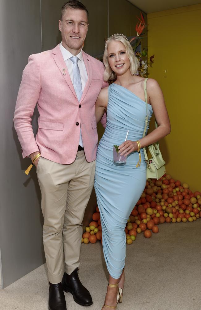 Tom McDonald and Ruby Sweeney. Picture: Getty Images