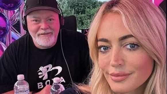 Kyle Sandilands and Jackie 'O' Henderson  in Melbourne on March 11, 2025.Picture: Supplied/Instagram