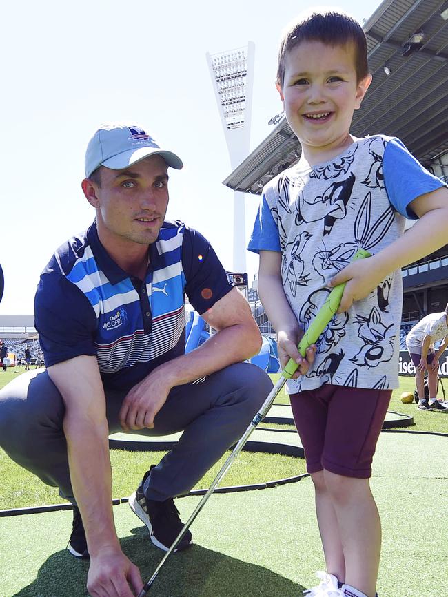 As a child Sam Marles was a golf prodigy. Picture: Alan Barber