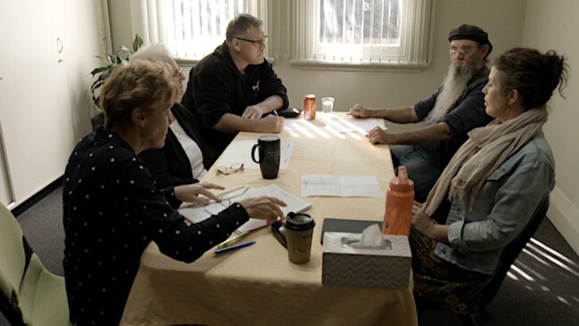 A meeting at Wattle Place. The centre offers counselling services for victims. Picture: Supplied