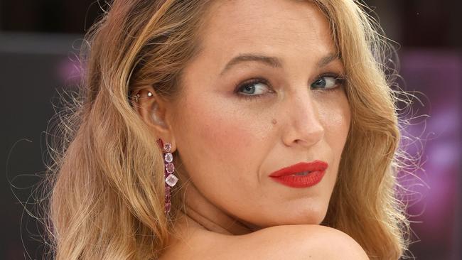 LONDON, ENGLAND - AUGUST 08: Blake Lively attends the UK Gala Screening of "It Ends With Us" at the Odeon Luxe Leicester Square on August 08, 2024 in London, England. (Photo by Lia Toby/Getty Images)