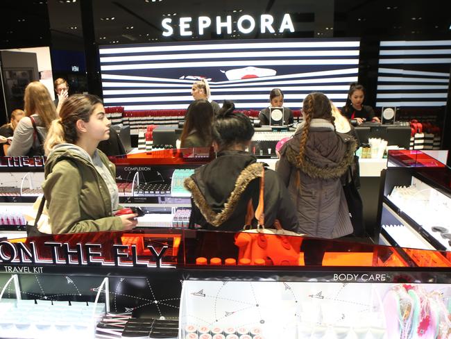 The woman claims to have contracted the herpes virus from a sample tube of lipstick at Sephora in Hollywood.