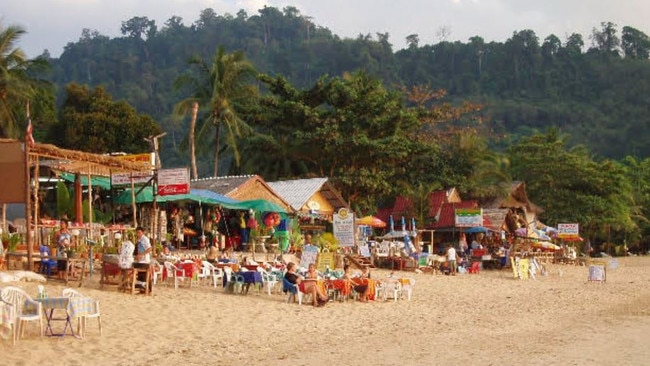 Khao Lak beach the day before the tsunami. Picture: Supplied