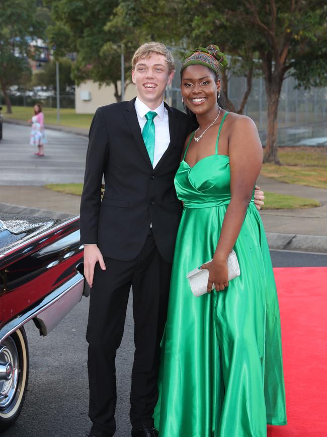 Pacific Pines High formal, at the school. Michael Boehm & Senzeni Tanekha Picture Glenn Hampson