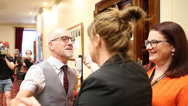 MLC Michael Gaffney after the Voluntary Assisted Dying Bill was passed by the Legislative council. Picture: Zak Simmonds