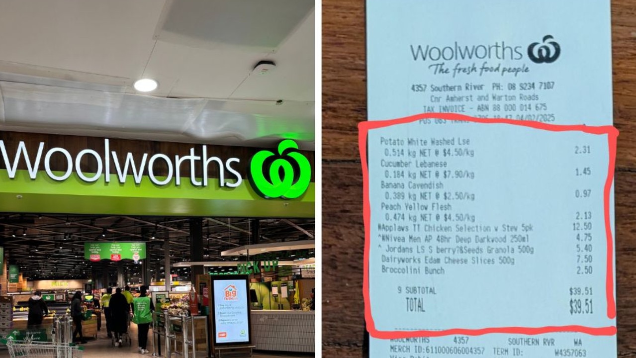 Shopper’s fury over viral Woolies receipt