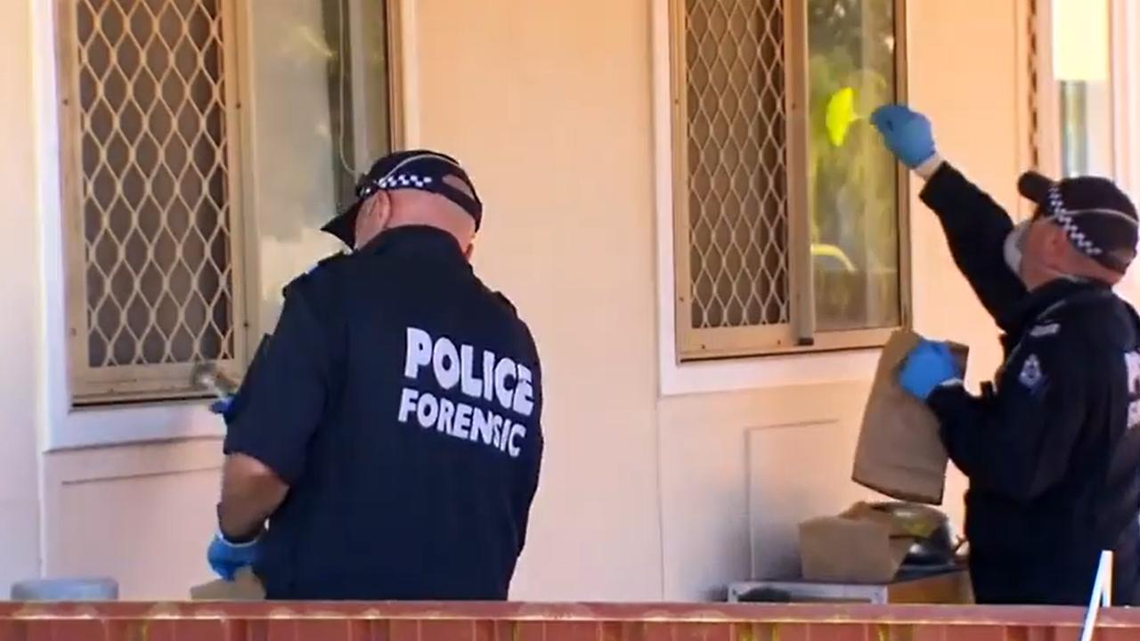 Police search Cleo Smith's family home. Picture: 7 News