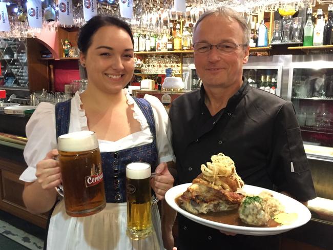 Co-owner Allan Penicka with his daughter.