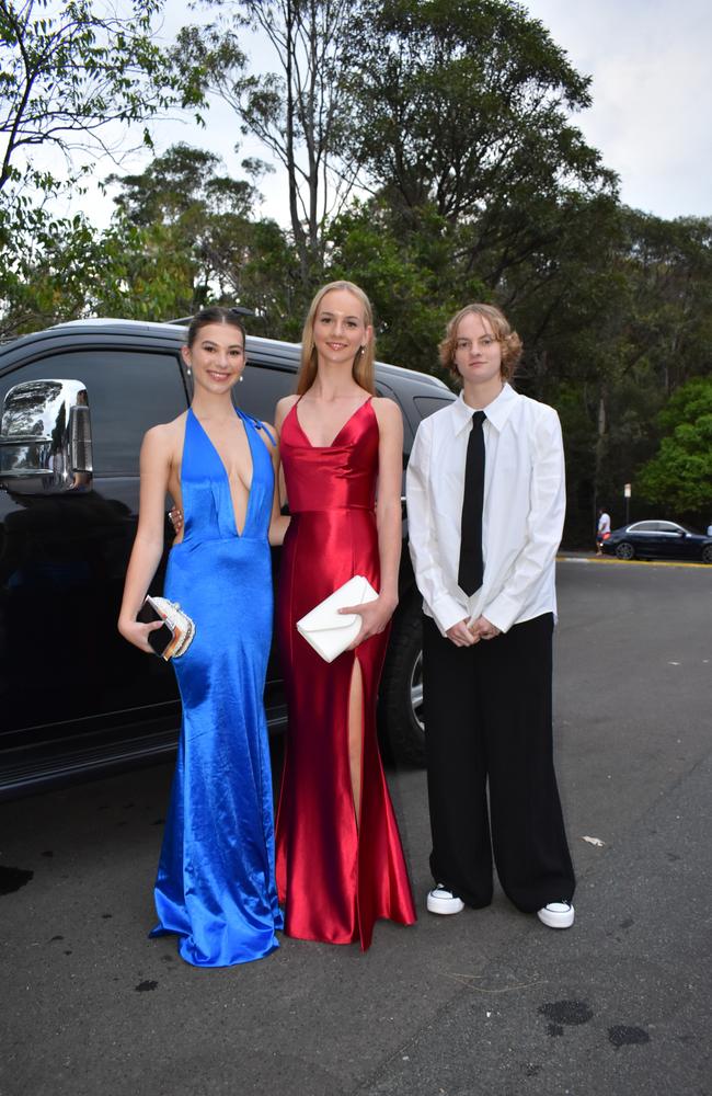 Students at the Meridan State College formal 2024.