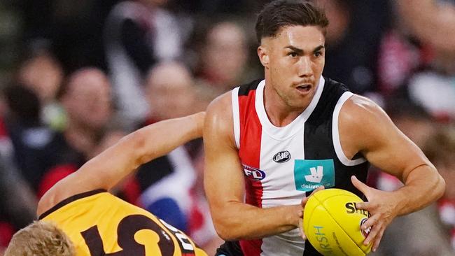 Jade Gresham says he’s ready to make the midfield move Saints fans have always wanted to see. Picture: AAP