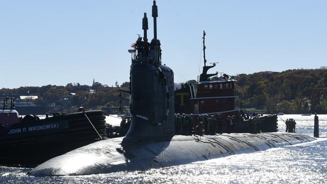 The Virginia-class fast attack submarine USS North Dakota (SSN 784): there is no evidence congress will decide to sell use three Virginia-class subs. Picture: US Navy.