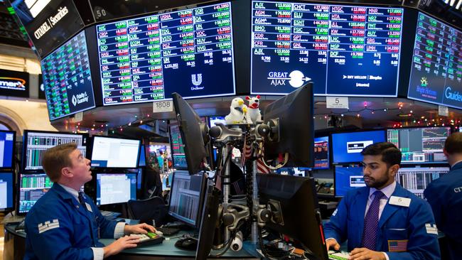 The Nasdaq tech index has been leading the US rally: Picture: Michael Nagle/Bloomberg