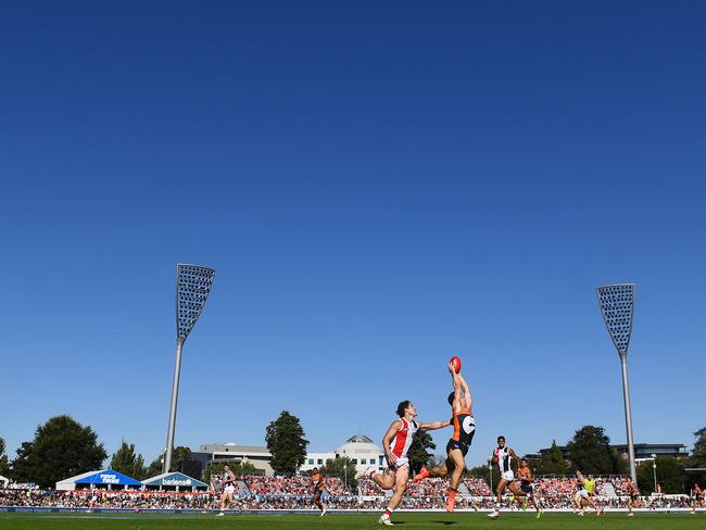 Manuka oval is celebrating its 100th anniversary this weekend. Picture: Getty Images