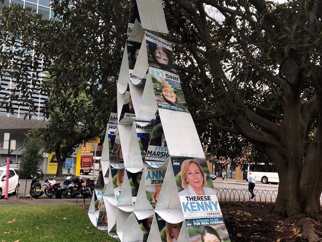The Corflute Pyramid of Hindmarsh Square
