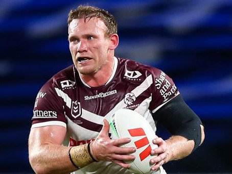 Manly's Matt Lodge is off contract at the end of this season. NRL Imagery