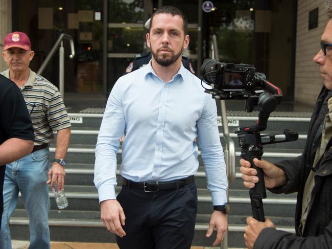 The arrest of former Constable Zach Rolfe over the 2019 shooting of Kumanjayi Walker is being investigated by the NT ICAC. (AAP Image/Aaron Bunch)