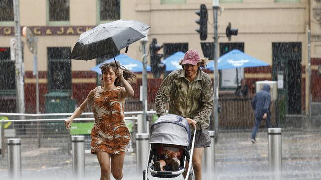 Wild weather is on the way for Melbourne. Picture: David Caird