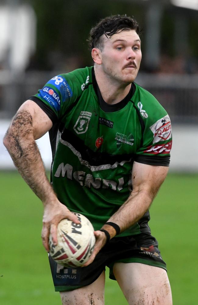 Townsville Blackhawks against Central Coast Capras at Jack Manski Oval. Picture: Evan Morgan