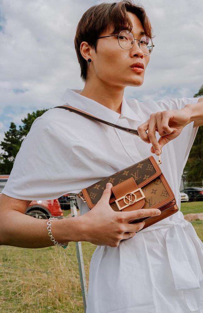 Trung Bao Le, 25, has been charged for allegedly stealing $50,000 worth of designer handbags in Sydney and Melbourne. Picture: Instagram