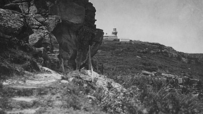 The Smugglers Track to Barrenjoey Lighthouse c1912. Photo State Library of Victoria