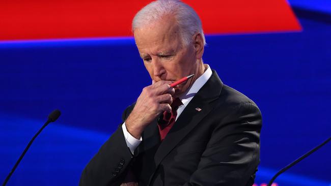 Democratic presidential frontrunner Joe Biden. Picture: AFP