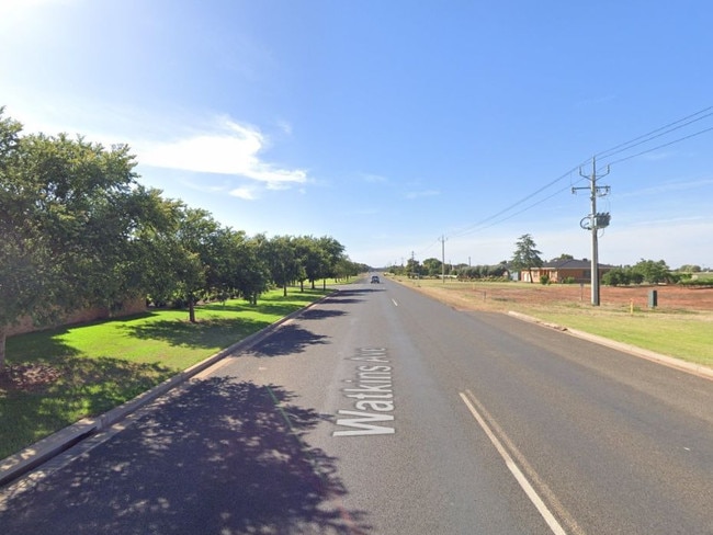 Police have launched an investigation after a man’s body was located on the side of the road in the Riveria region of NSW om Monday. Picture: Google Maps